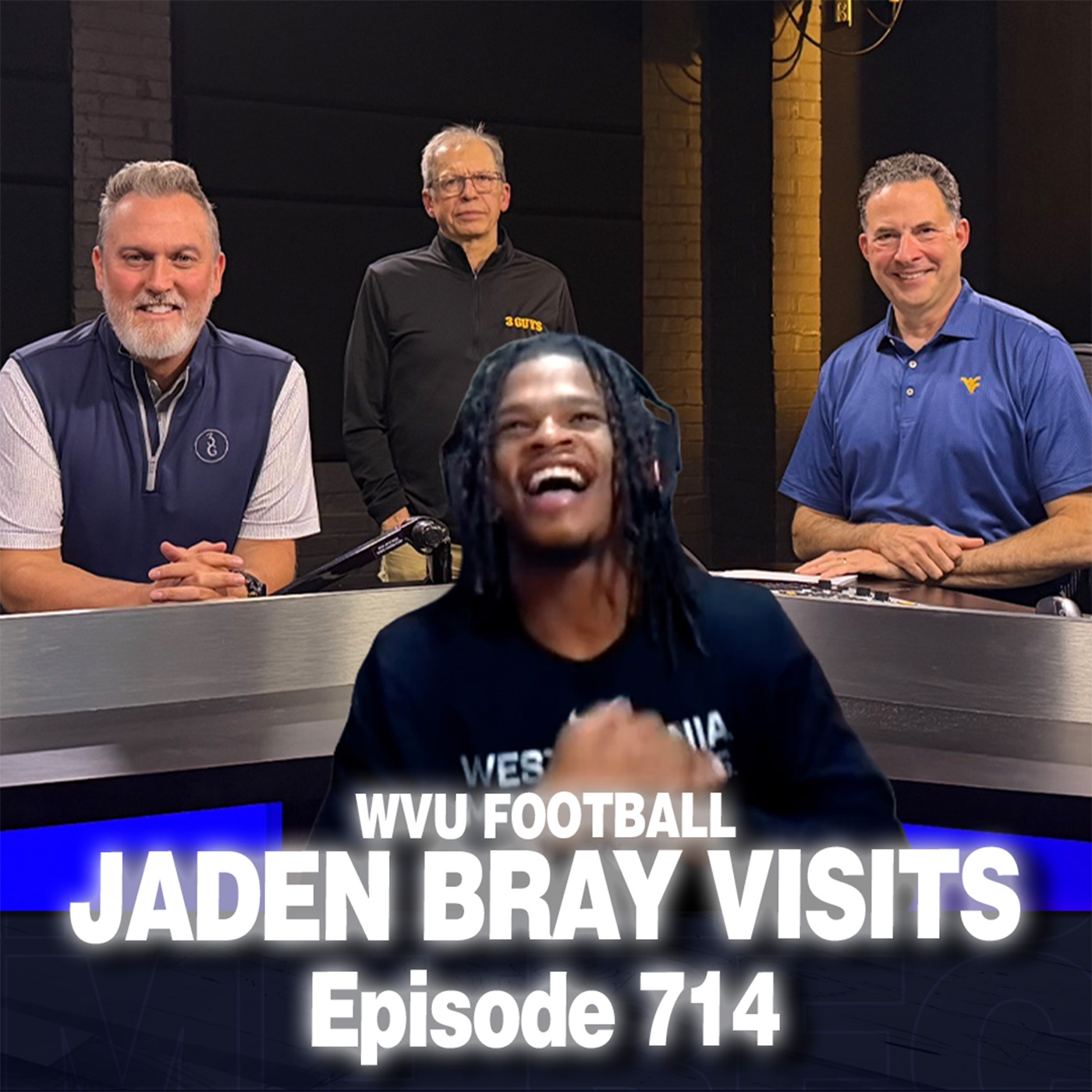 WVU Sports 3 Guys Before The Game - WVU Football Jayden Bray Visits (Episode 714) WVU wide receiver Jaden Bray joins the “Guys” to discuss overcoming injuries, attacking the offseason and why he believes the Mountaineers are ready to make n