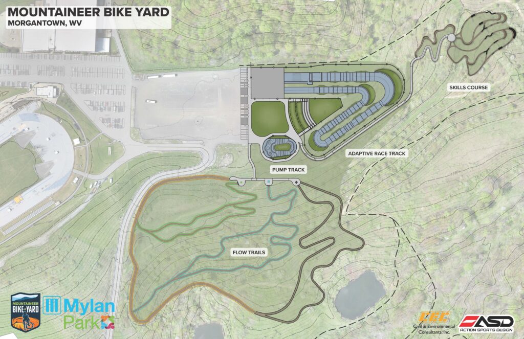 News Mountaineer Bike Park under construction at Mylan Park Officials say it will be available to residents of all ability levels in the region. By Mike Nolting May 7, 2026 - 8:13 pm