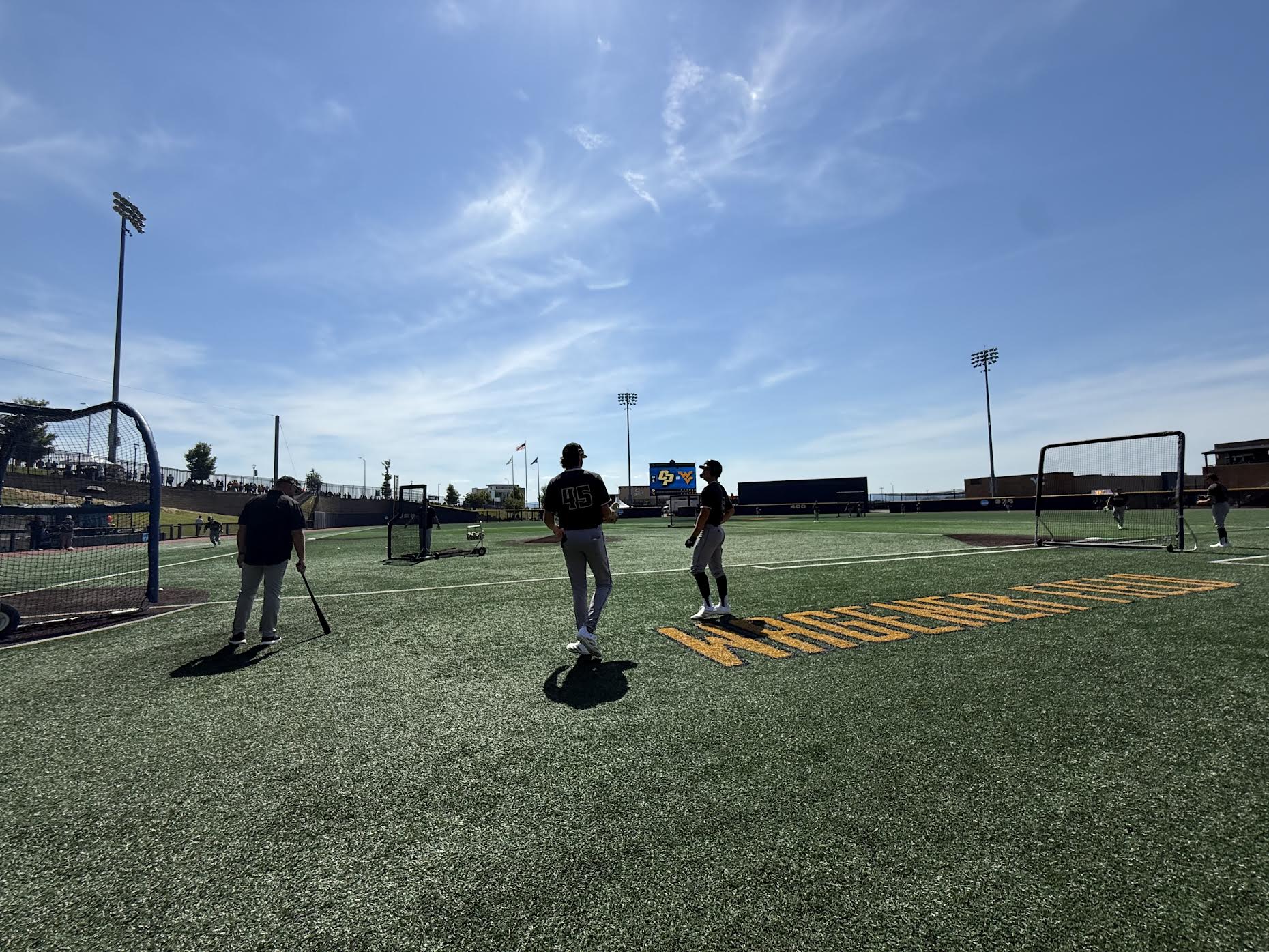 Sports Follow along: Mountaineers top Cal Poly in Super Regional opener, 12-2 West Virginia and the Mustangs meet at noon before a sellout crowd in Granville. By Greg Carey June 5, 2026 - 11:20 am