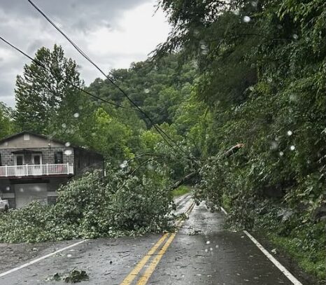 Severe weather moves across West Virginia