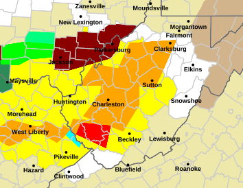 Severe weather moves across West Virginia