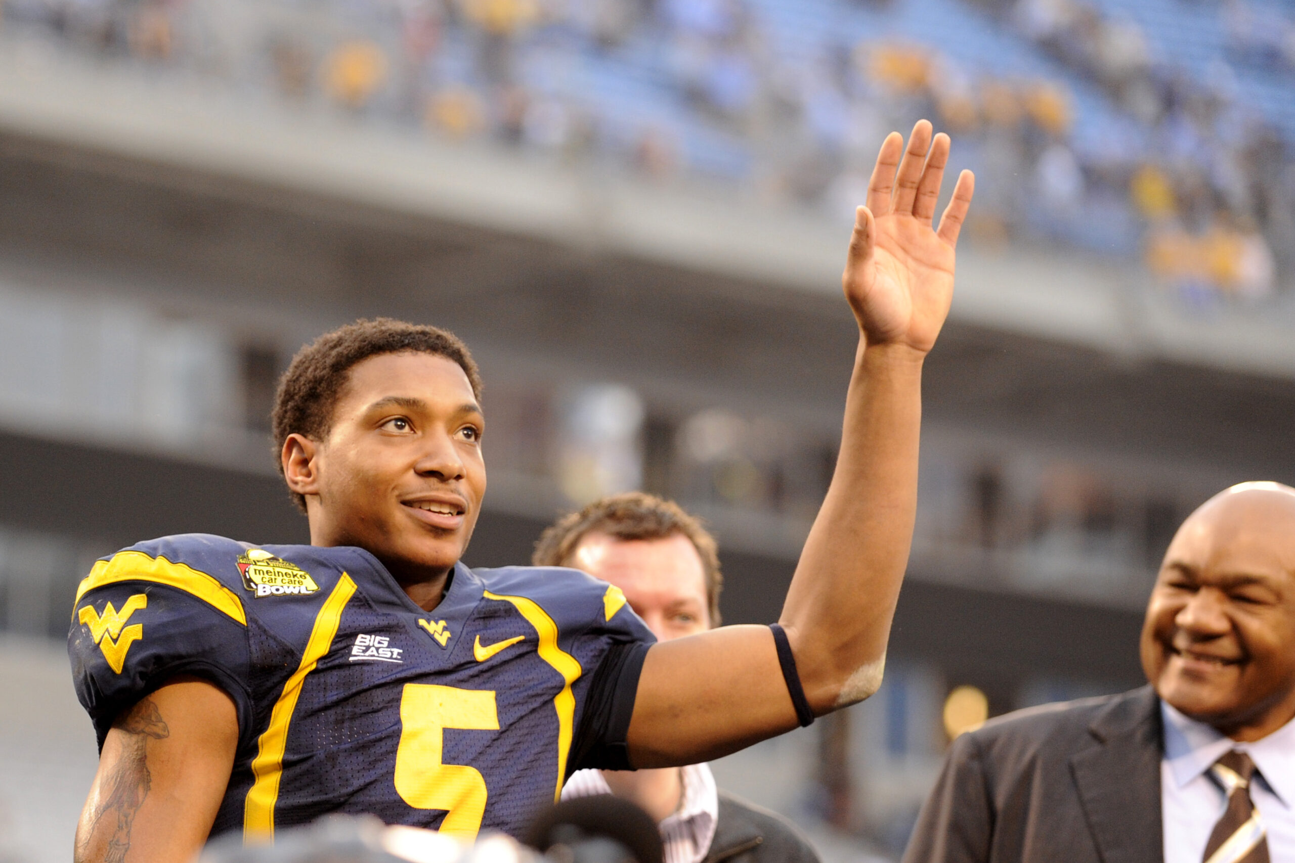 Sports WVU Athletics Department to retire Pat White's No. 5 The ceremony will be held at a home game this fall. By MetroNews Staff June 5, 2026 - 11:44 am