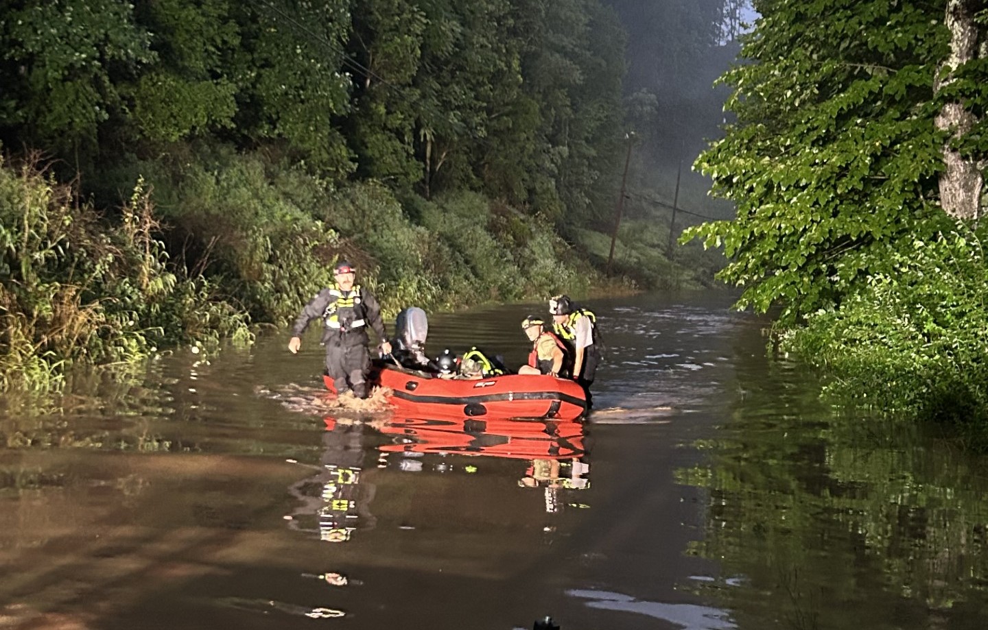 Natural Resources Police credited with 85 rescues during flood