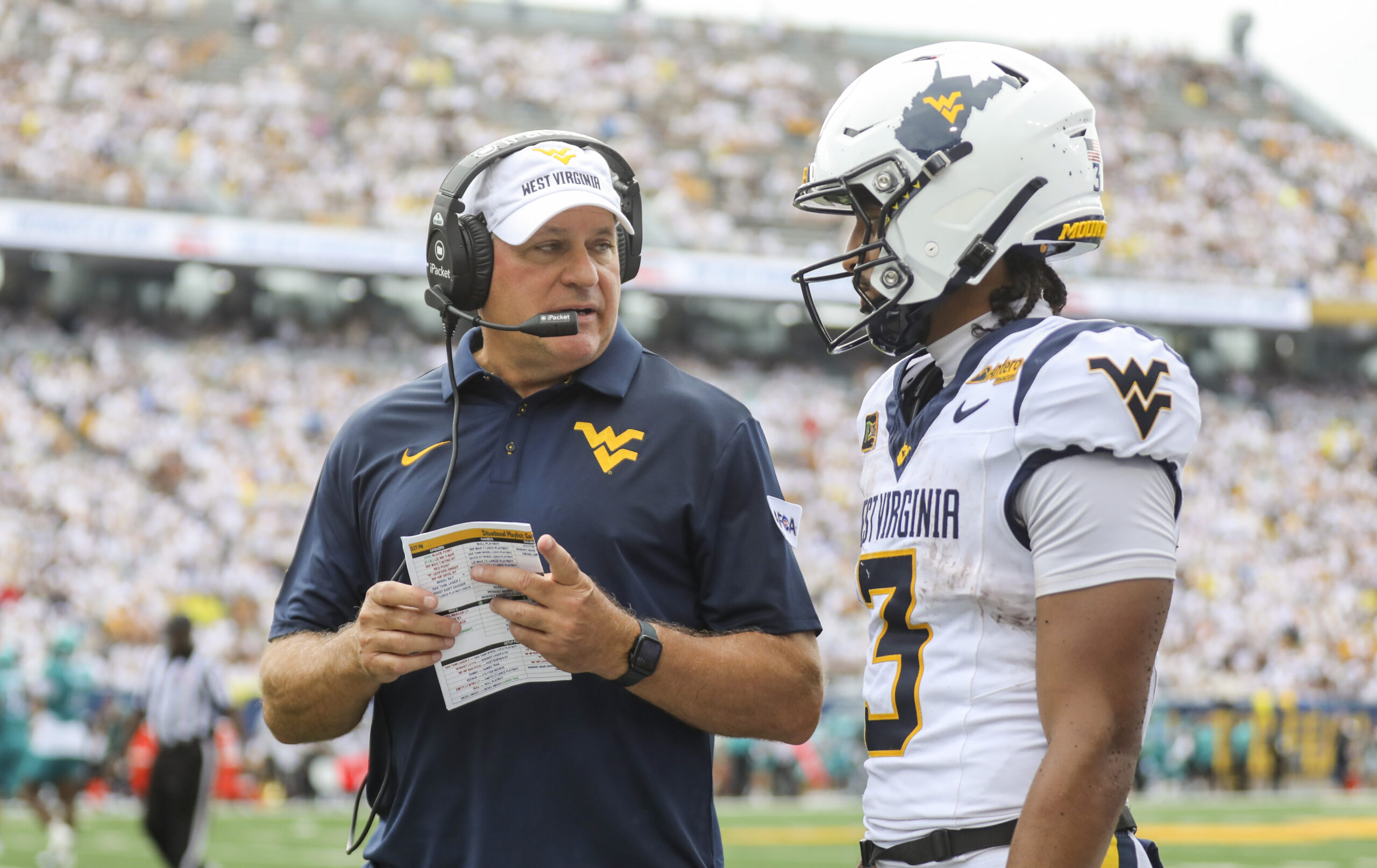 Notebook: Rodriguez says offense should have been more aggressive in second half; WVU will look for several players to step up in Wiley's absence