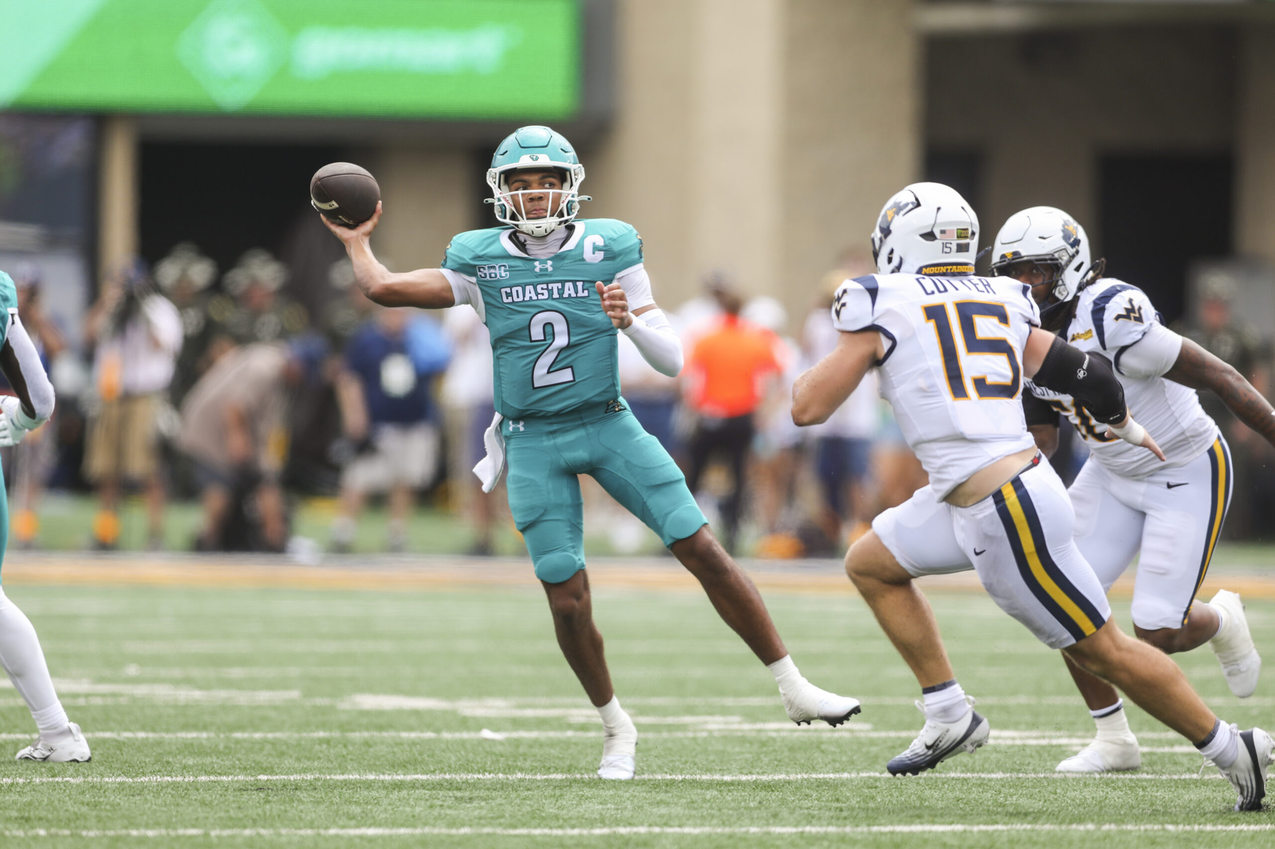 Keeping contain comes into focus for Mountaineers after second-half struggles in season opener