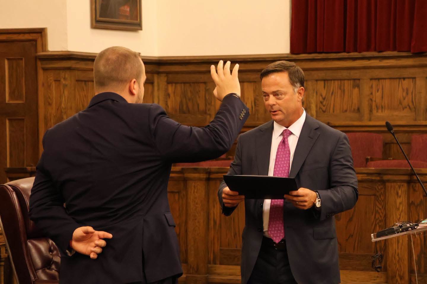 Gessel sworn in as new Kanawha County Commissioner