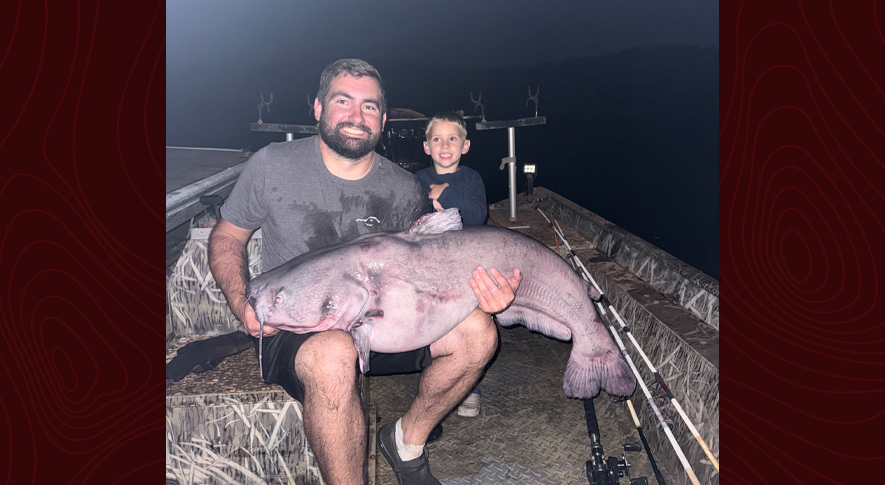 Blue catfish record falls again