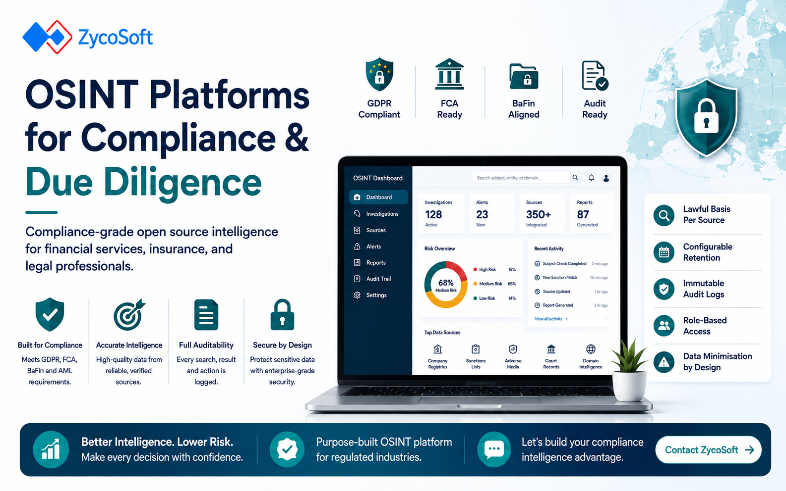 OSINT Platforms for Compliance and Due Diligence: What Financial Services and Insurance Companies Actually Need