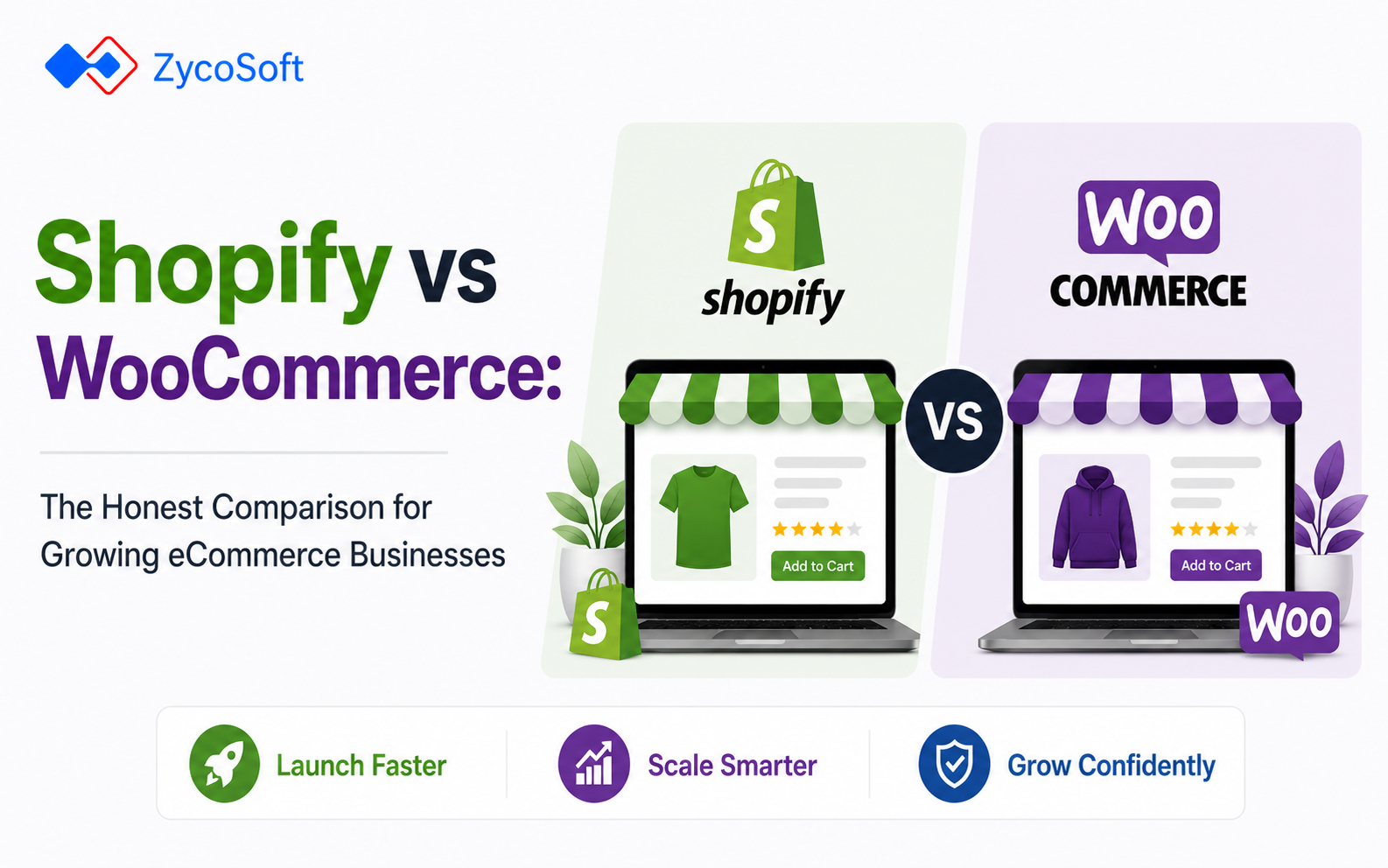 Shopify vs WooCommerce: The Honest Comparison for Growing eCommerce Businessess
