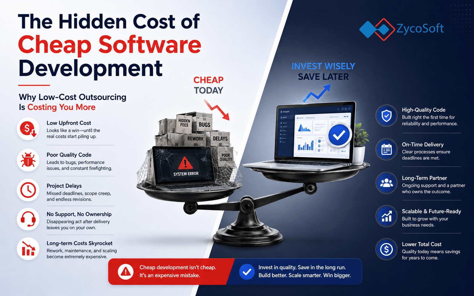 The Hidden Cost of Cheap Software Development: Why Low-Cost Outsourcing Is Costing You More