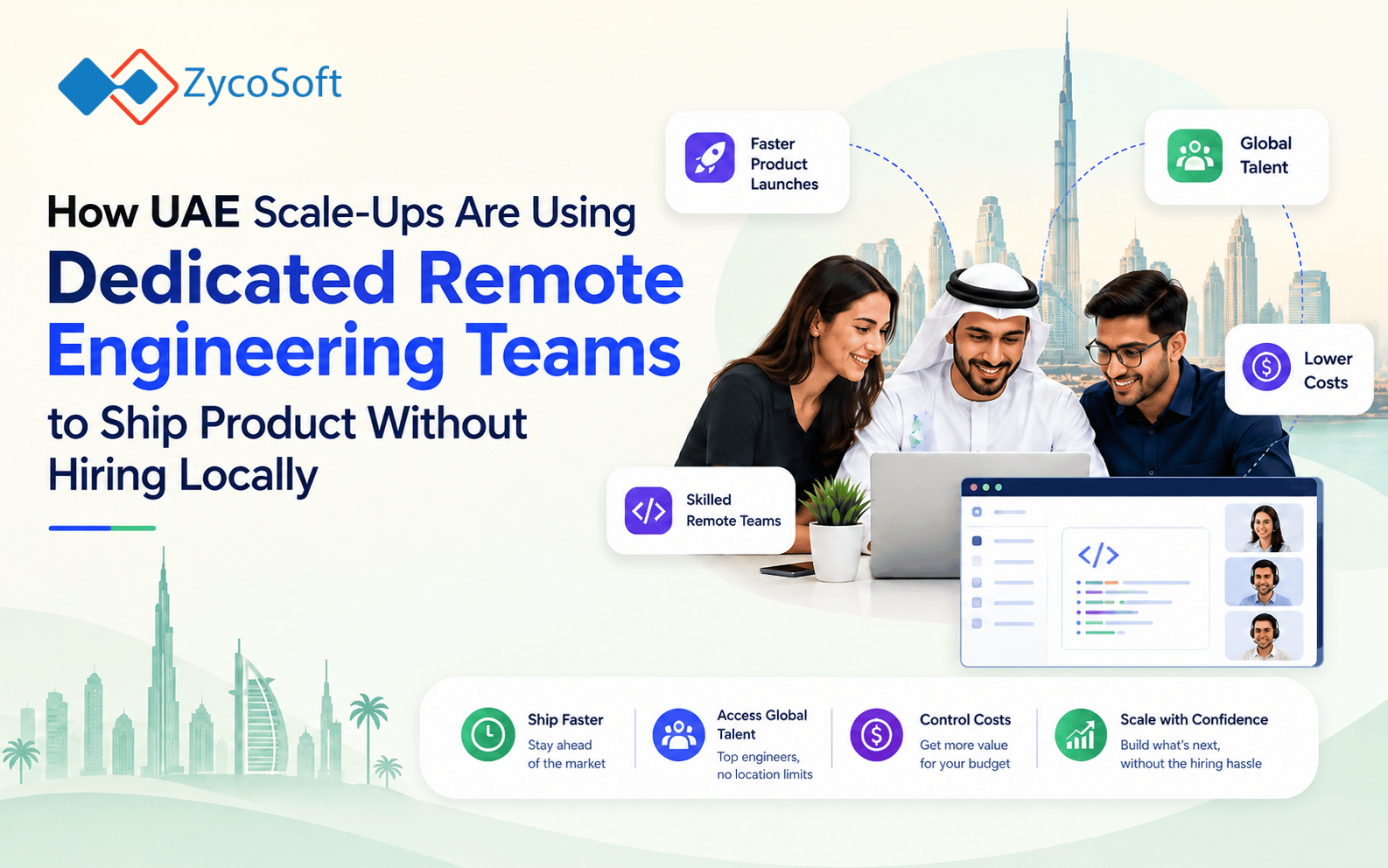 How UAE Scale-Ups Are Using Dedicated Remote Engineering Teams to Ship Product Without Hiring Locally