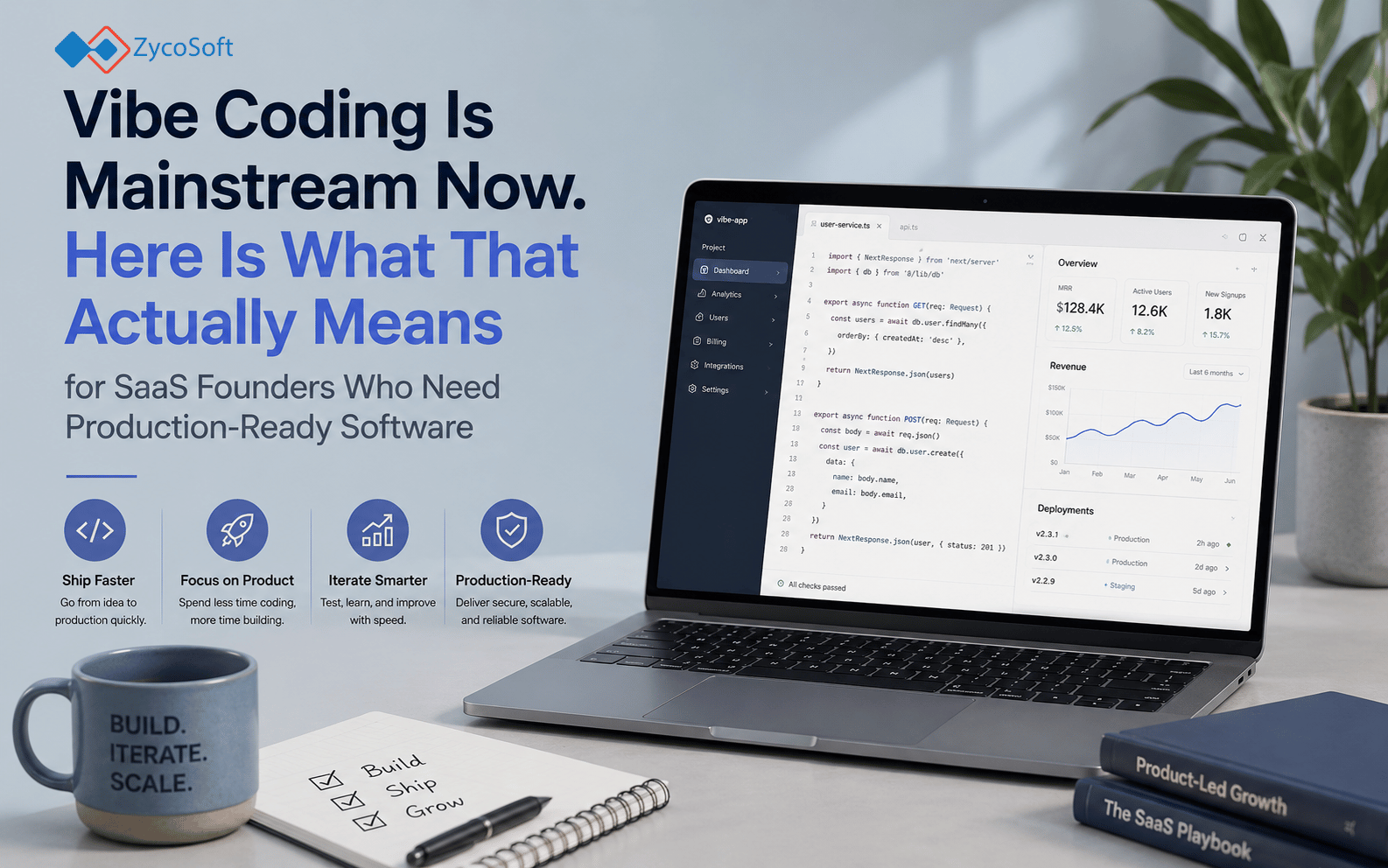 Vibe Coding Is Mainstream Now. Here Is What That Actually Means for SaaS Founders Who Need Production-Ready Software