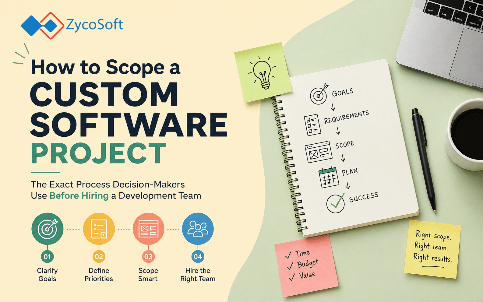 How to Scope a Custom Software Project: The Exact Process Decision-Makers Use Before Hiring a Development Team