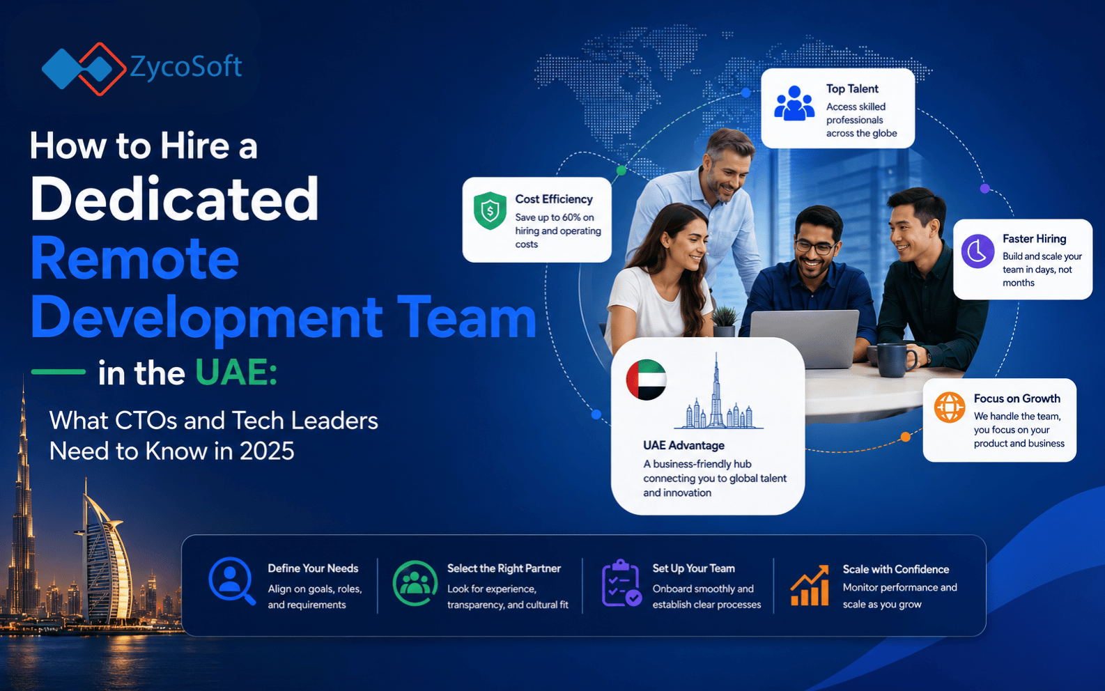 How to Hire a Dedicated Remote Development Team in the UAE: What CTOs and Tech Leaders Need to Know in 2025